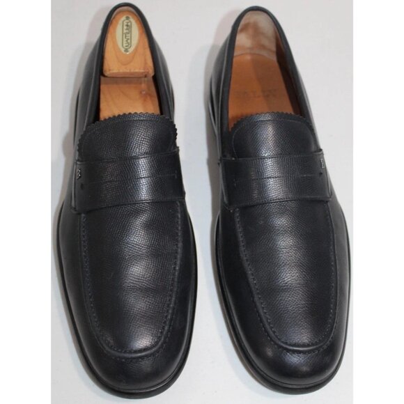 Bally Other - Bally Micson Men's Black Pebbled Leather Oxford Shoes Driving Loafer Slip 11.5 D